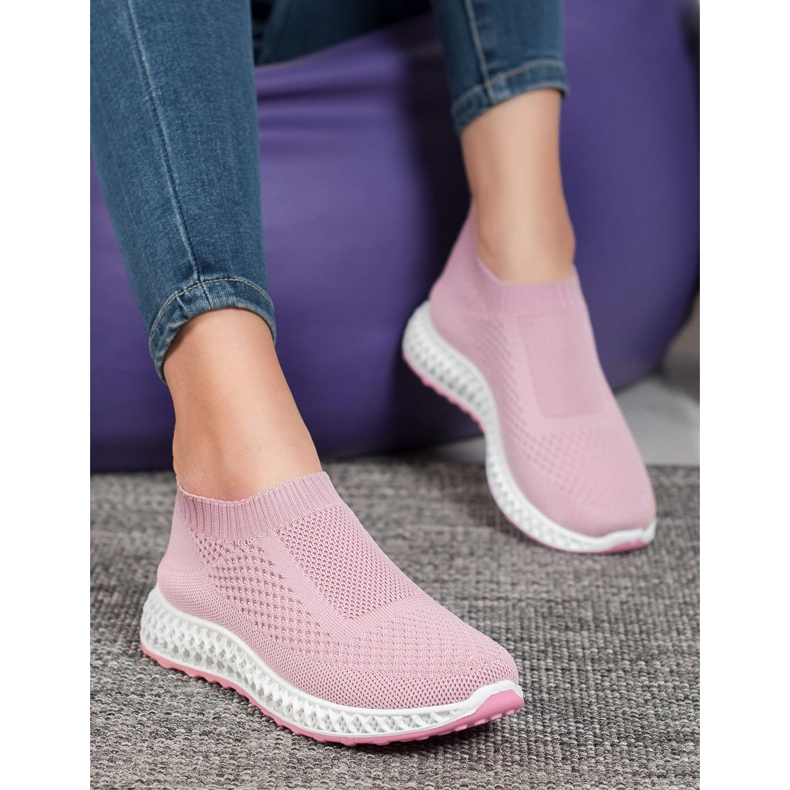 Goodin Chaussures de sport ajourées rose 1