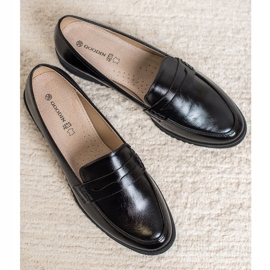 Goodin Mocassins compensés noirs 2