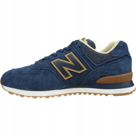 Chaussures New Balance M ML574SOH bleu marine 1