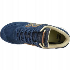 Chaussures New Balance M ML574SOH bleu marine 2