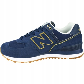 Chaussures New Balance W WL574SOC bleu marin 1 Chaussures New Balance W WL574SOC bleu marin 1