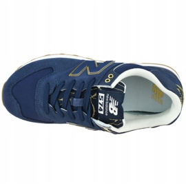 Chaussures New Balance W WL574SOC bleu marine 2