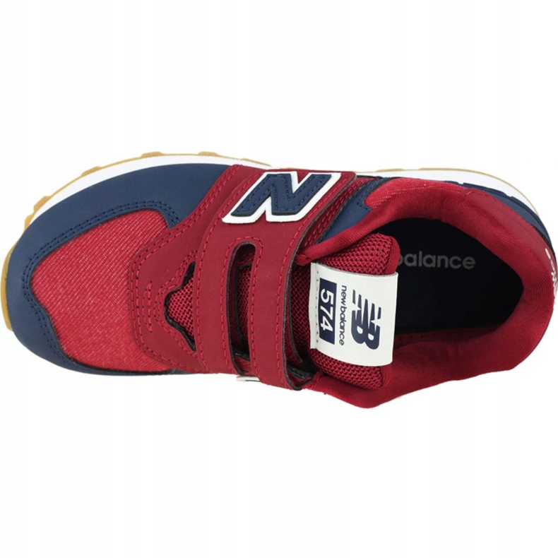 Chaussures New Balance Jr YV574DMI rouge 2