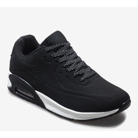 Chaussures de sport noires 9-7903A2 1