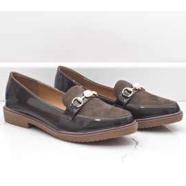 Mocassins verts, chaussures femme W-7 2