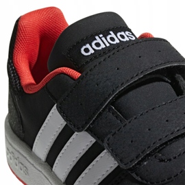 Chaussures adidas Hoops 2.0 Mfc C Jr B75960 blanc noir 1