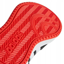 Chaussures adidas Hoops 2.0 Mfc C Jr B75960 blanche le noir 2