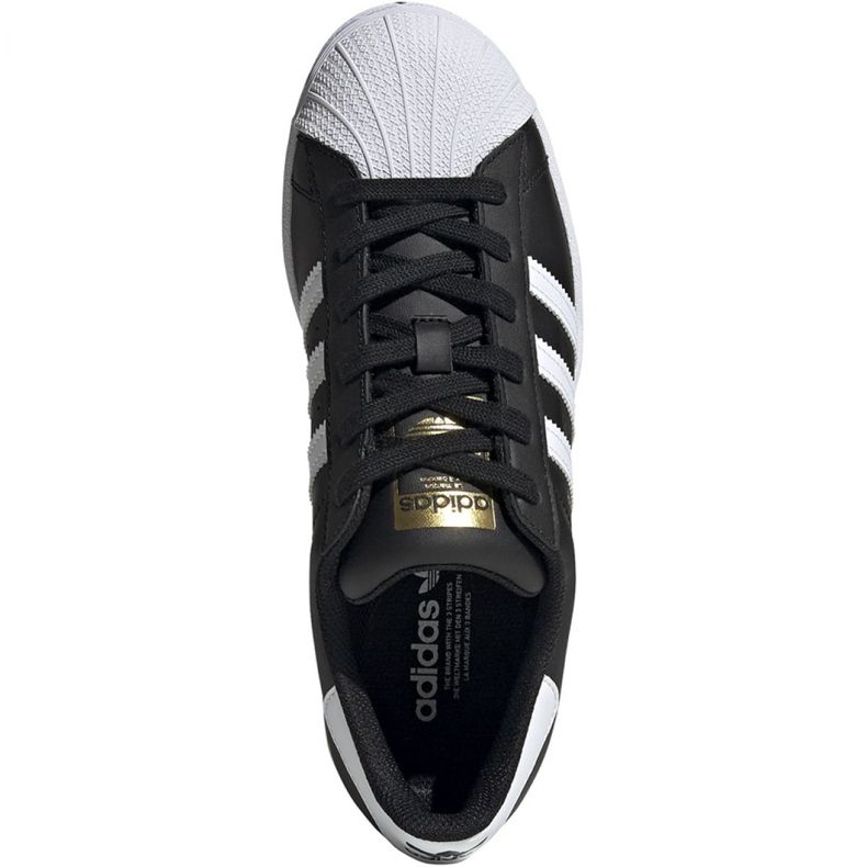 Chaussures Adidas Superstar W FV3286 le noir 1 Chaussures Adidas Superstar W FV3286 le noir 1