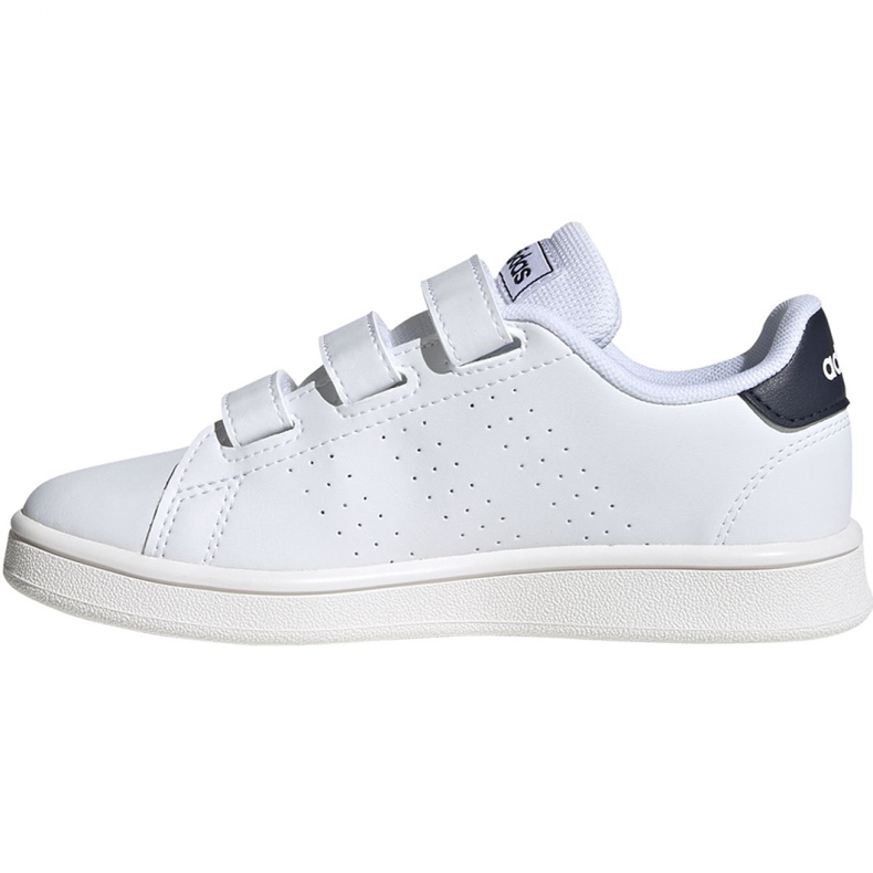 Chaussures Adidas Advantage C Jr FW2589 blanche 2 Chaussures Adidas Advantage C Jr FW2589 blanche 2