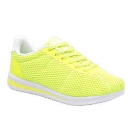 Chaussures de sport femme vert fluo FXZ32-3 1
