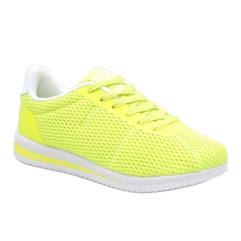 Chaussures de sport femme vert fluo FXZ32-3 1