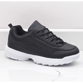 Chaussures de sport noires, baskets DS2-1 le noir 1