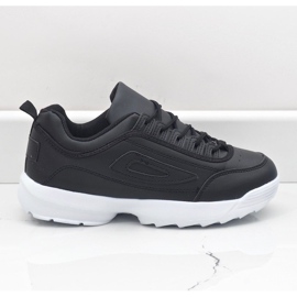 Chaussures de sport noires, baskets DS2-1 2