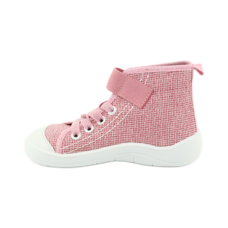 Befado chaussures pour enfants 268X068 rose gris 2