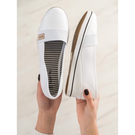 Super Me Ballerines Compensées Sport blanche 2 Super Me Ballerines Compensées Sport blanche 2