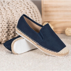 Goodin Espadrilles en daim bleu 3