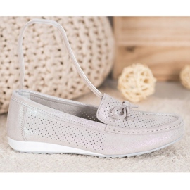 Goodin Chaussures en cuir avec un nœud brun 4