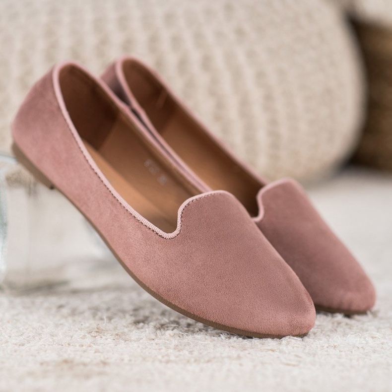 Clowse Seigneurs en daim classiques rose 1