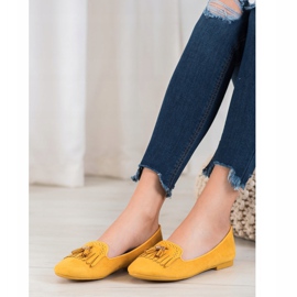 Fama Daim Lords Avec Franges jaune 2