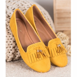 Fama Daim Lords Avec Franges jaune 3