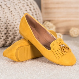 Fama Daim Lords Avec Franges jaune 4