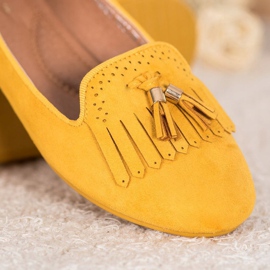 Fama Daim Lords Avec Franges jaune 5