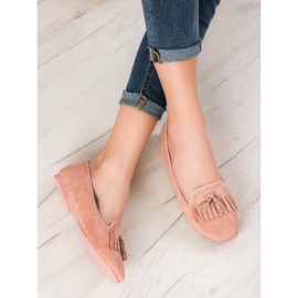 Fama Daim Lords Avec Franges rose 5