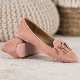 Fama Daim Lords Avec Franges rose 2
