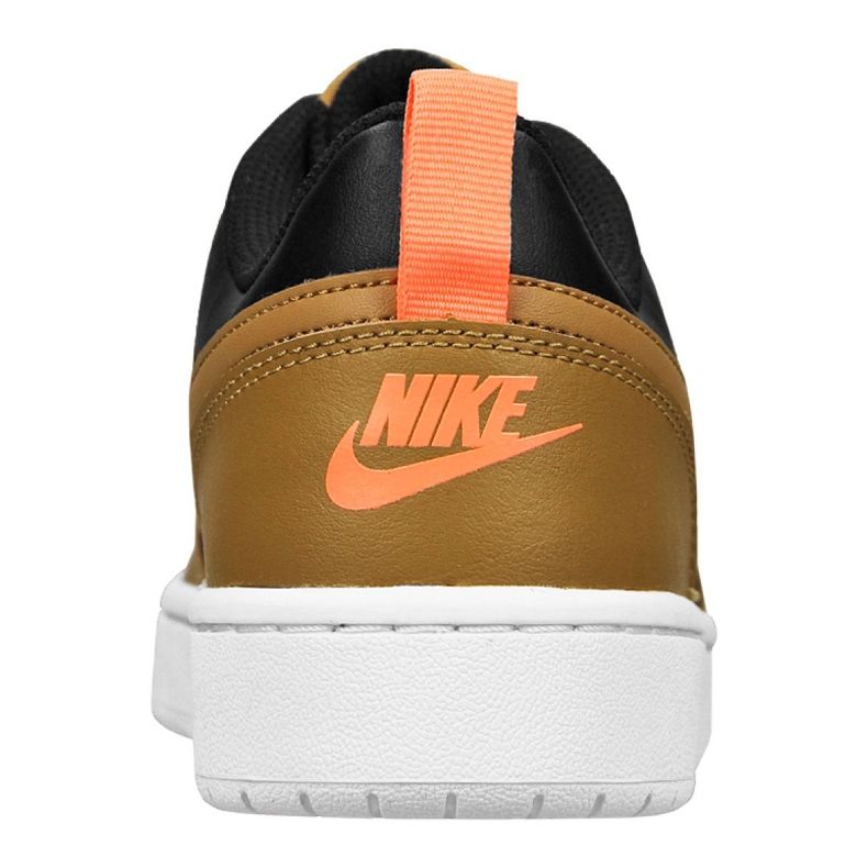 Chaussures Nike Court Borough Low 2 Jr BQ5448-004 le noir jaune 1