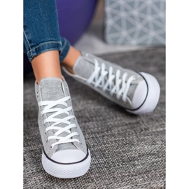 Super Me Baskets montantes gris 2