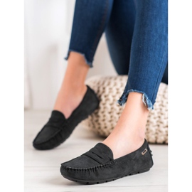 Goodin Mocassins textiles classiques le noir 4