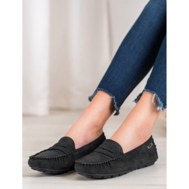Goodin Mocassins textiles classiques le noir 3