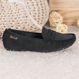Goodin Mocassins textiles classiques le noir 5