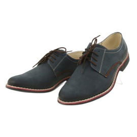 Moskała Chaussures en cuir masculin 761 Moskła bleu marine 3 Moskała Chaussures en cuir masculin 761 Moskła bleu marine 3