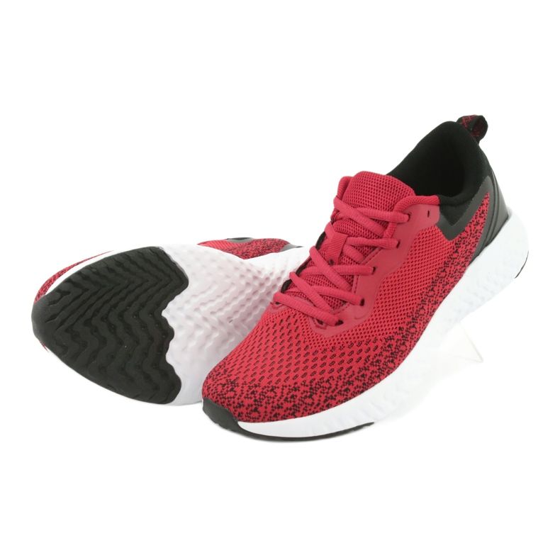 Atletico Chaussures de sport masculin 1856603 Rouge / noir le noir 5