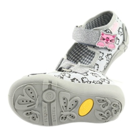 Chaussures pour enfants Befado 242P102 rose argent gris 5