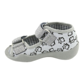 Chaussures pour enfants Befado 242P102 rose argent gris 2