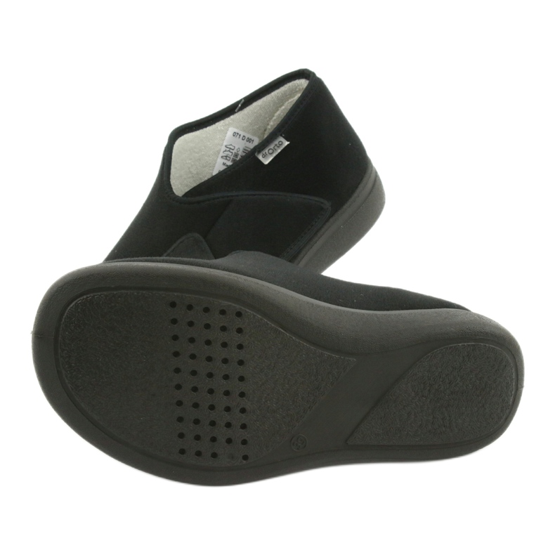 Dr.ORTO Befado chaussons pour femmes 071D001 noir le noir 5 Dr.ORTO Befado chaussons pour femmes 071D001 noir le noir 5