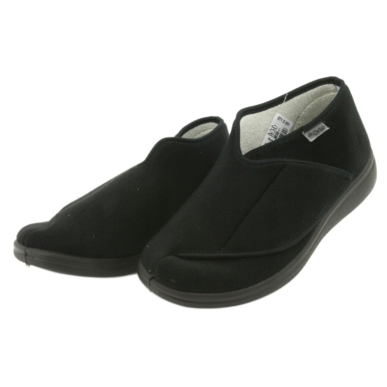 Dr.ORTO Befado chaussons pour femmes 071D001 noir le noir 3 Dr.ORTO Befado chaussons pour femmes 071D001 noir le noir 3