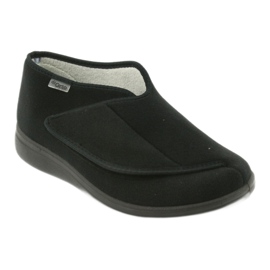 Dr.ORTO Befado chaussons pour hommes avec Velcro 071M001 noir 1