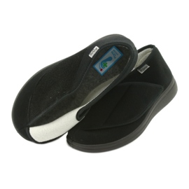 Dr.ORTO Befado chaussons pour hommes avec Velcro 071M001 noir le noir 4