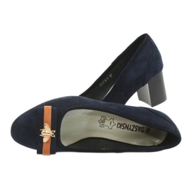 M.Daszyński Escarpins femme bleu marine Mucha Daszyński SA173 5