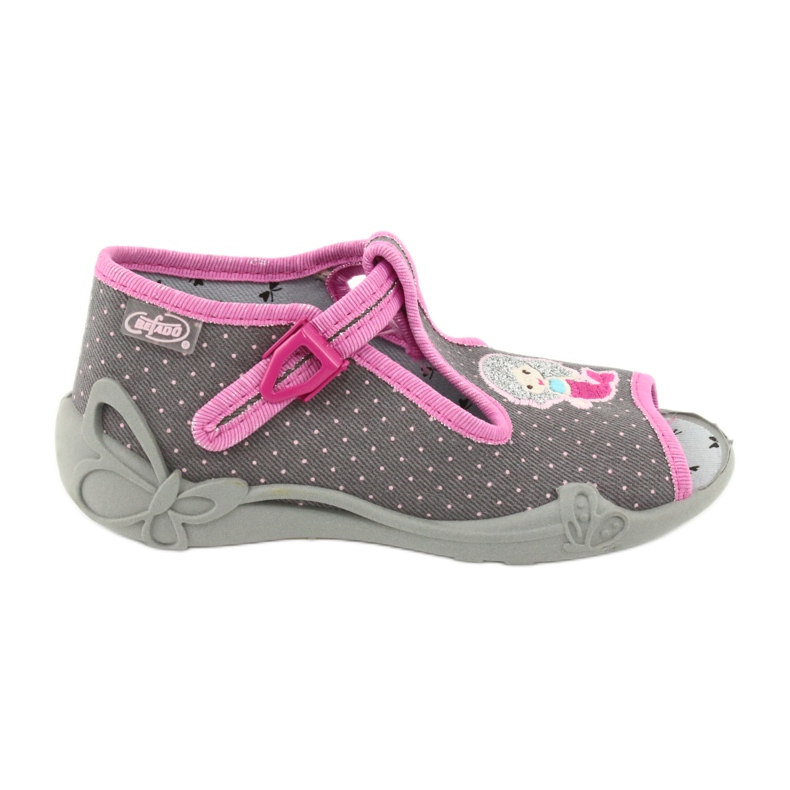 Chaussures pour enfants Befado 213P114 rose gris 1 Chaussures pour enfants Befado 213P114 rose gris 1