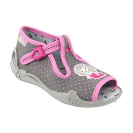 Chaussures pour enfants Befado 213P114 rose gris 2 Chaussures pour enfants Befado 213P114 rose gris 2