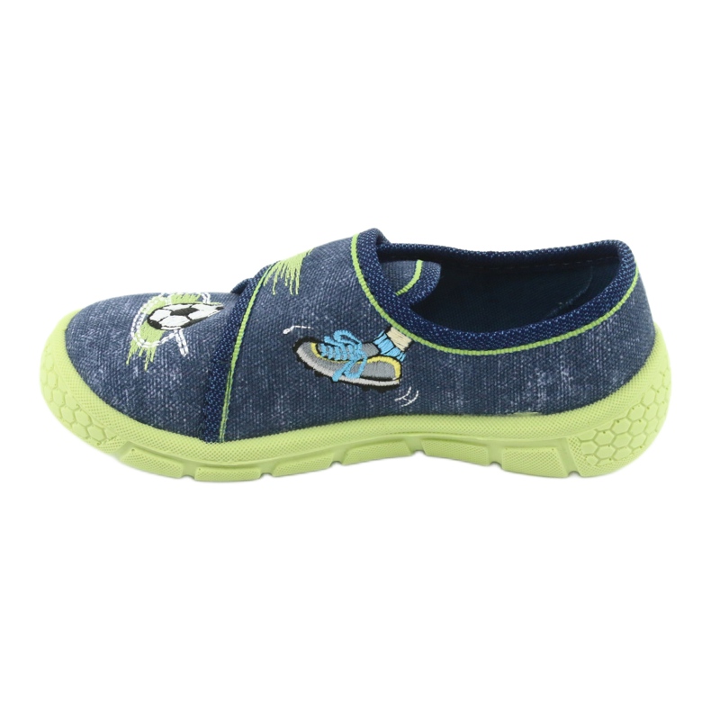 Chaussures enfant Befado 557P138 bleu marin vert 2