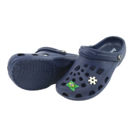 American Club Pantoufles pour enfants kroks américains bleu marine 5