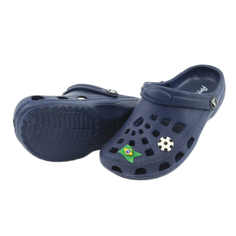 American Club Pantoufles pour enfants kroks américains bleu marine 5