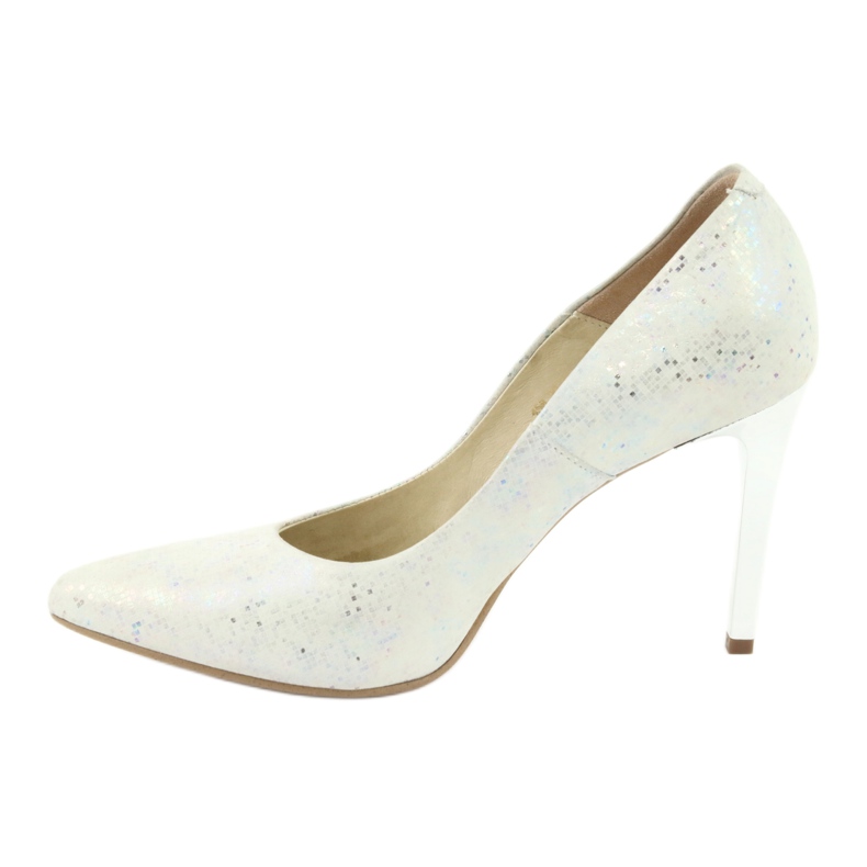 Espinto 456/96 escarpins femme blanc blanche multicolore 2