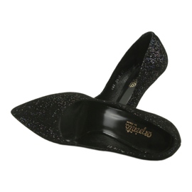 Pompes en cuir sur Szpilka 497 Espinto noir le noir 5