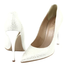 Escarpins Sur Une Epingle En Argent Espinto 391/63 blanc gris 4
